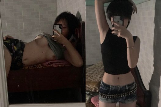 Cảnh lén lút với cô nàng tóc ngắn đầy cuốn hút